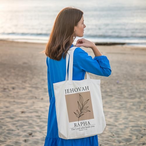 Bible Bags for Women, Christian Tote Bag, Gifts for Christian Women - color: Brown