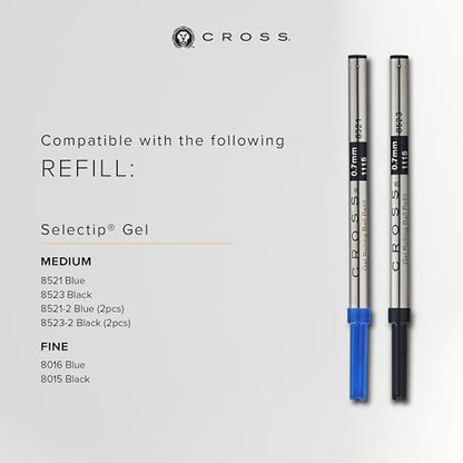 Cross Edge Matte Hazelnut Gel Rollerball Pen, Medium Point, Black Ink - color: Matte Hazelnut