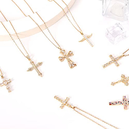 Cross Pendant Necklace for Women Jewelry Gold Cross Necklaces for Women Cross Necklace Minimalist Trendy Jewelry Valentines Day - style: CN11