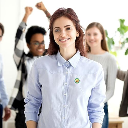 Lyrow 32 Pcs Employee Appreciation Lapel Pin 4/5 Inch Motivational Excellence Enamel Recognition Pins for Employee Staff Team Gift(Fresh Color) - color: Fresh Color