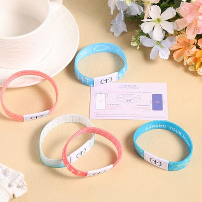 Penitue Bible Verse Bracelet, Wearable Christian Daily Wristbands with NFC Scan Inspirational Bracelet Religious Jewelry for Women & Men - style: Style C