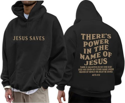 Christian Hoodies for Men God Jesus Cross Faith Religious Christ Hoodie - color: Black-a, size: X-Large