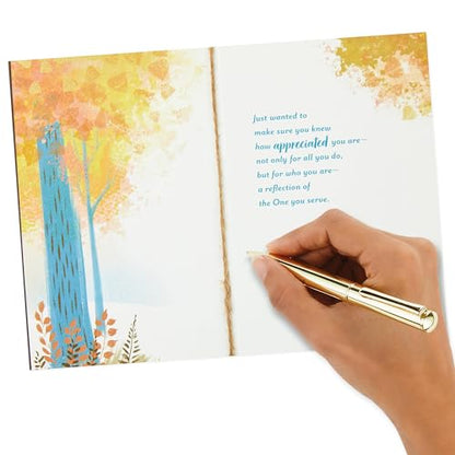 Hallmark DaySpring Thank You Card for Minister (Making a Difference) (Pack of 2) - size: 11 (Pack of 2)