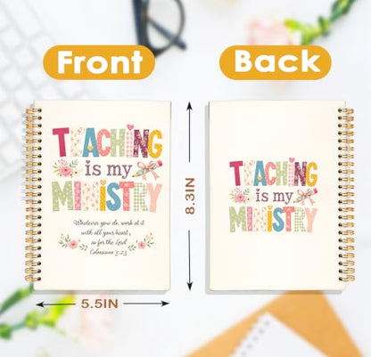 Teachers Gifts Spiral Notebook, Teacher Appreciation Gift Notebook - color: 01-teacher