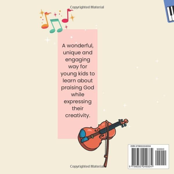 Coloring Book for Kids: Music Instruments to Praise God (Christian Coloring Book for Kids)
