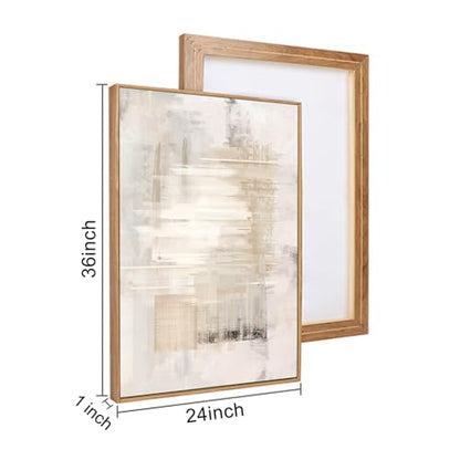 HPINUB Modern Abstract Canvas Art Prints, Black and White, 24"x36", 3-Pack, Neutral, Bedroom, Living Room, Office, Bathroom, Dining Room - color: Abstract Black and White Wall Art, size: 24"L x 36"W