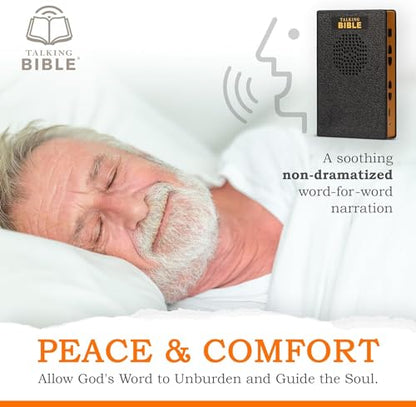 KJV Audio Bible Player | Battery Powered | Black