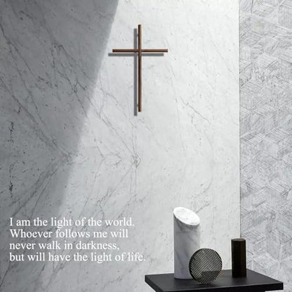 annrose Wooden Wall Cross, 15" H,Christian Gift