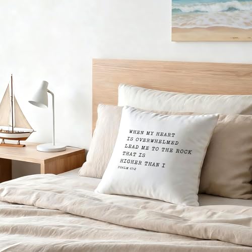 Bible Verse Throw Pillow Cover, Inspirational Room Decor - color: Inspirational Quote-03