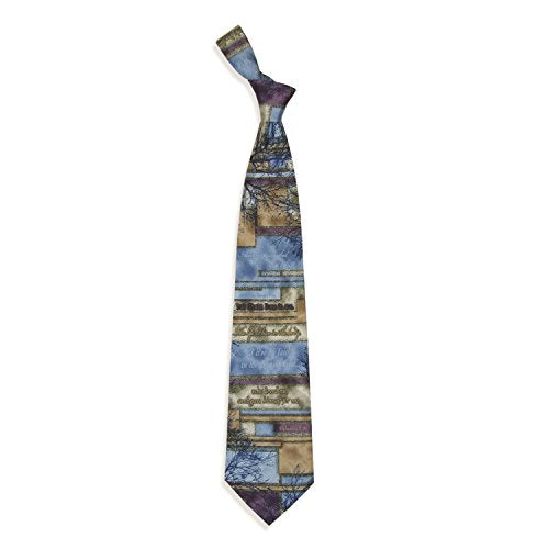 Eagles Wings Men's Finely Crafted Inspirational Necktie - Crucified With Christ