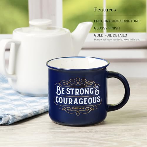Christian Art Gifts Ceramic Coffee & Tea Scripture Mug for Men & Women - style: Fine