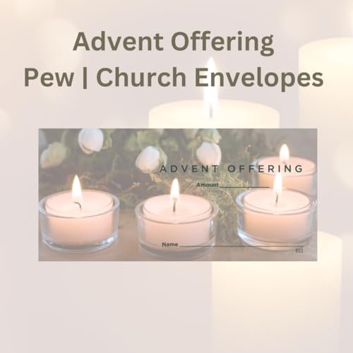 Advent Offering Envelopes for Church | 3" x 6 5/16" (100)
