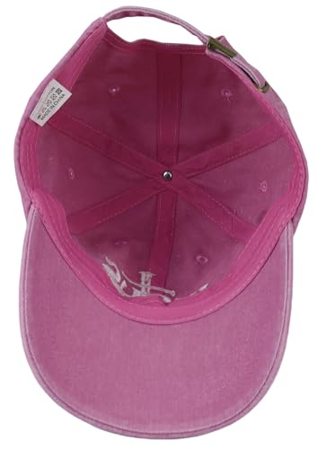 Christian Jesus Hat for Men Women, Adjustable Cotton Embroidered The Way The Truth The Life Baseball Cap - color: Pink