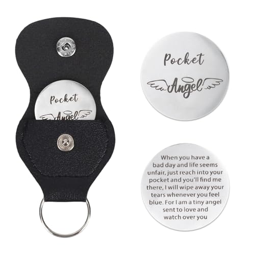 Mikovivi Pocket Angel Hug Coin Token Keychain