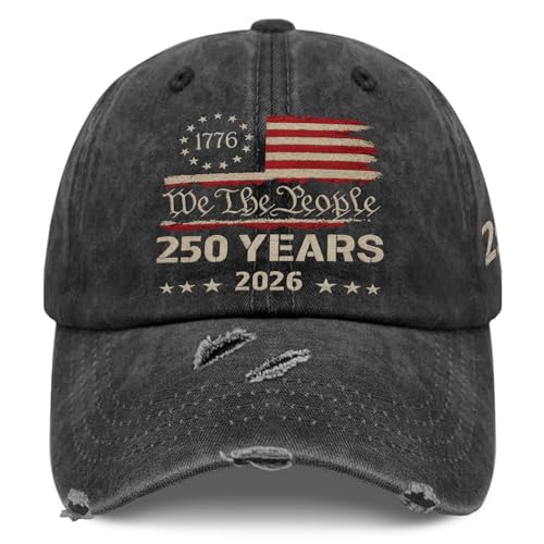 250th Anniversary 250 Years Freedoms Baseball Hat Running Embroidered Cap for - color: 250th Anniversary 250 Years Freedoms12