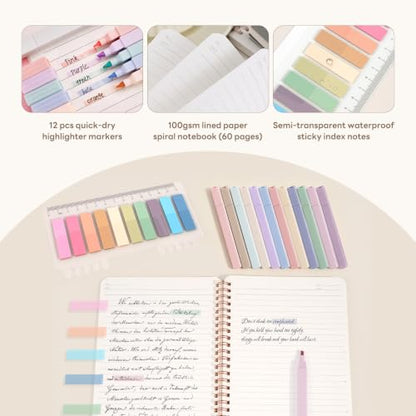 Bible Study Supplies Journaling Kit with Ballpoint Pens Bible Tabs