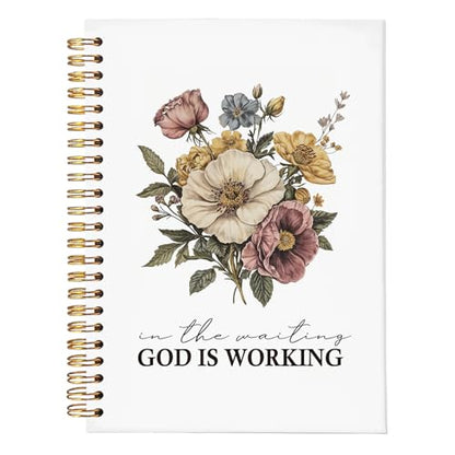Bible Journal for Women,Bible Journal,Prayer Bible Supplies Journal - color: God is working