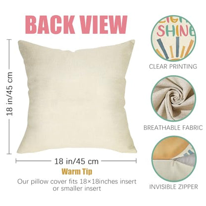 Fahrendom Inspirational Christian Decorative Throw Pillow Covers - color: Christian Quote