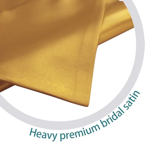 Premium Choir V Stole - Solid Color - Satin - Unisex - color: Antique Gold