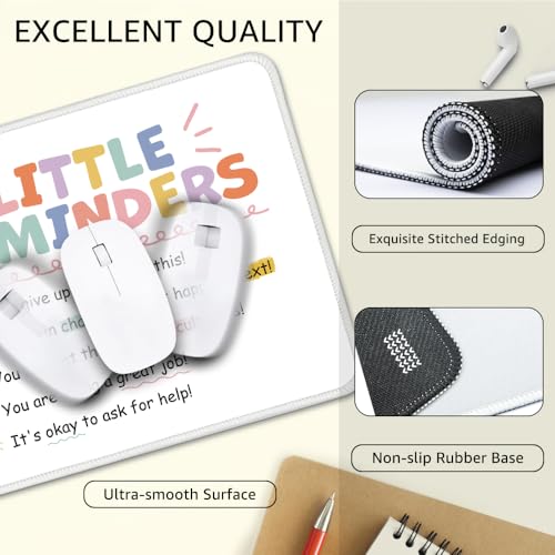 Funny Little Reminders Non-Slip Mouse Pad Gifts for Employee Girls - color: Multi 2