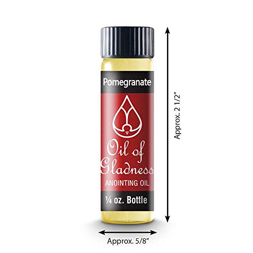 Oil of Gladness Pomegranate Anointing Oil - Oil for Daily Prayer, Ceremonies and Blessings 1/4 oz - size: 1/4 Ounce