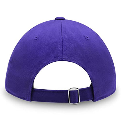 JPAK Heart and Cross Premium Dad Hat Embroidered Cotton Baseball Cap Christian Faith - color: Purple