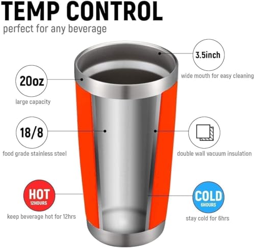 ATHAND 20oz This Is Probably Fireball Stainless Steel Tumbler with Lid - color: -Red