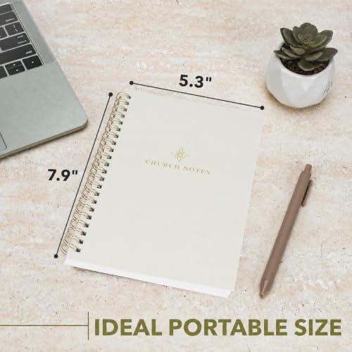 Mr. Pen- Selah Church Notes Journal – Gold Foil Cover, 5.1” x 7.8”