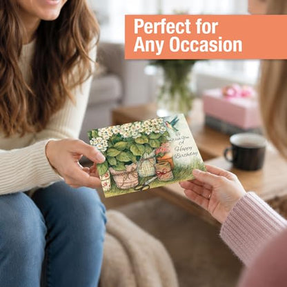 Current Susan Winget Country Assorted Cards with Envelopes All Occasion - 20 Pack, Large 5" x 7" Cards with Sentiments, Variety of Get Well, Sympathy, Birthday, Anniversary & Thinking of You - color: Country