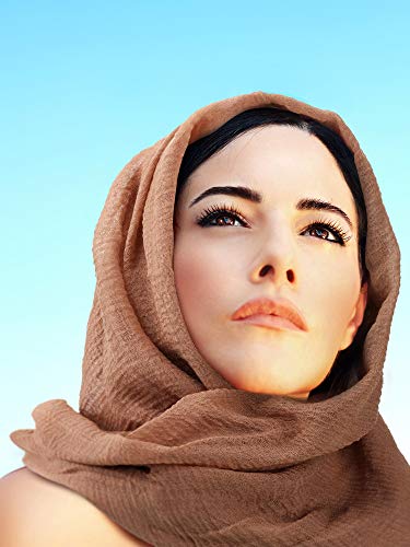 Geyoga 6 Pcs Women Scarf Shawl Hijab Scarves - color: Stylish Colors