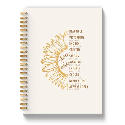 Sunflower Christian Gifts Journals for Women 5.5x8.3in - color: You are 02