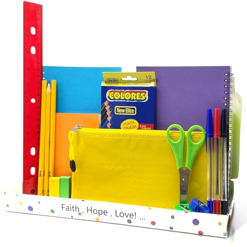 yasuwekik Back to School Supplies Bundle Kit Bulk for Christmas Shoebox Donation Essential Supplies Kit for Christian Charity Packing Party Samaritan Purse Gifts (1)