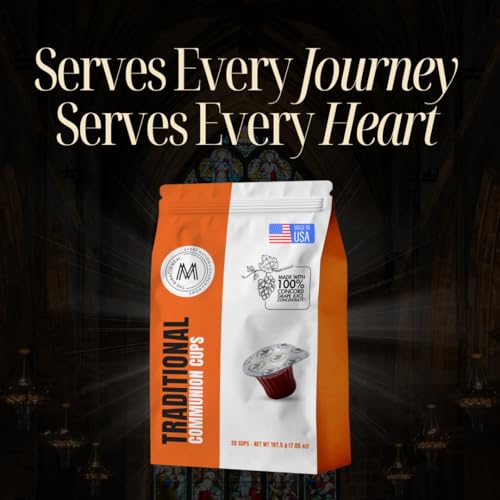 Miracle Meal Prefilled Communion Cup & Wafer Set, Travel Pack of 25-Cups - size: Traditional Bag of 25