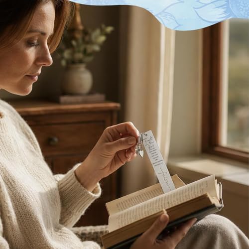 Christian Trust Bookmark, Inspirational Faith Gift with Proverbs 3:5 Scripture, Spiritual Reading Accessory for Religious Book Lovers & Spiritual Readers, Faith13