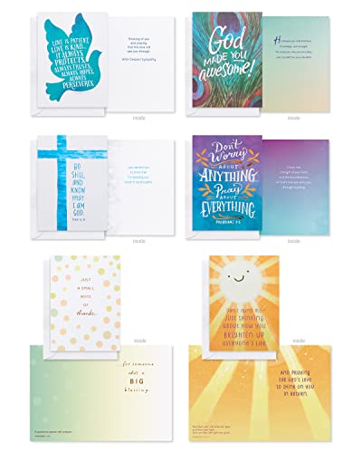American Greetings 41-Count All-Occasion Religious Card Pack, Assorted Inspirational Designs - color: Deluxe Religious