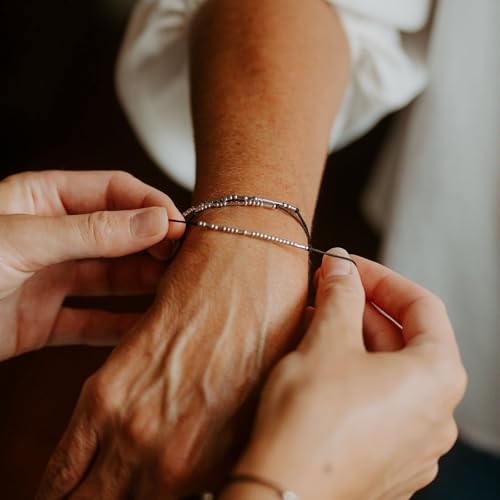 Loved Creations Morse Code Bracelets for Women, Christian Bible Verse Bracelets, Scripture S925 Sterling Silver Inspirational Faith Jewelry, Religious Gifts for Women - color: Mark 4:39