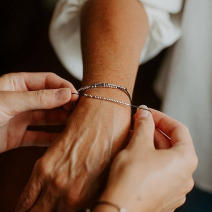 Loved Creations Morse Code Bracelets for Women, Christian Bible Verse Bracelets, Scripture S925 Sterling Silver Inspirational Faith Jewelry, Religious Gifts for Women - color: Luke 12:6