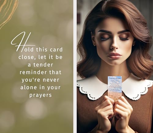 Footprints Poem Card - Inspirational Footprints in The Sand Card - Footprint Prayer Cards, Small Bible Bookmark Set of 25 Items