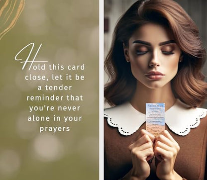 Footprints Poem Card - Inspirational Footprints in The Sand Card - Footprint Prayer Cards, Small Bible Bookmark Set of 25 Items