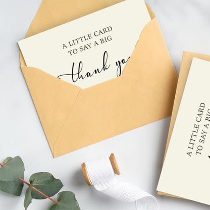 52 Pack 210GSM | Thank You Cards | Thank You Cards & Notes with Envelopes | Pefect for Baby Shower, Wedding, Teacher, Graduation, Business, Holiday, and Christmas | Teacher Appreciation Gifts - color: A Style 52pc