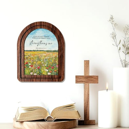 I Can Do All Things Through Christ Who Strengthens Me Wood Plaque Signs