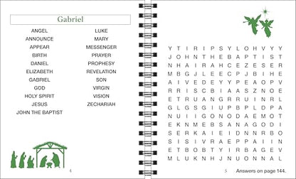 Brain Games - Bible Word Search: Christmas Puzzles - Large Print
