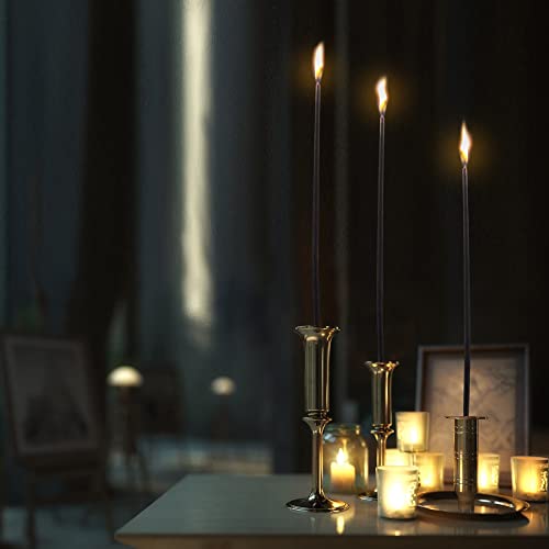 TALISMAN4U 33 Beeswax Taper Candles 11 inch Jerusalem Church Candles - color: Black