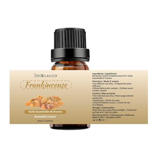 Sedbuwza Frankincense and Myrrh Oil Set, 2 x 10 mL, Incense DIY