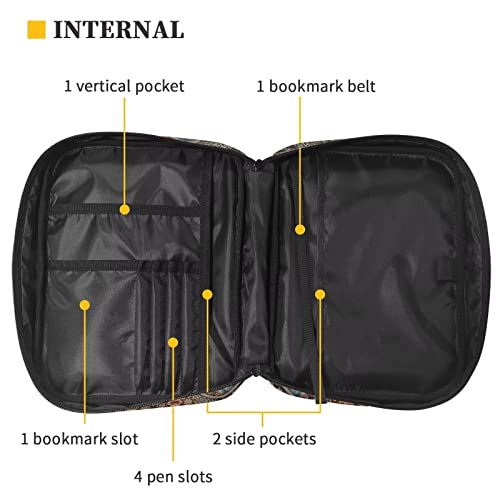 Suobstales Boho Paw Print Bible Cover Bible Case for Women Men Lightweight Carrying Book Cover Church Bag Bible Protective Bag with Handle and Zippered Pocket - color: Boho Paw