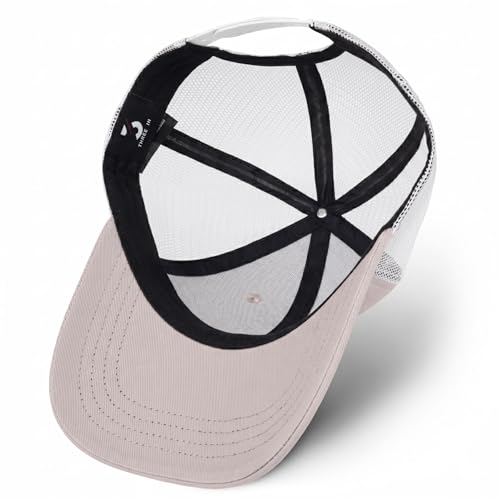 Faith Over Fear Christian Hats for Men Women, American Flag Trucker Hat, Religious Gifts for Thanksgiving Christmas - color: Beige