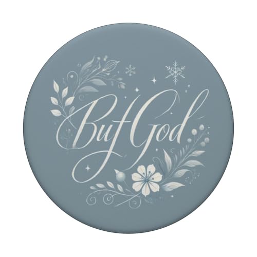 Religious But God Christmas Cell Finger Holder Phone Stand PopSockets Adhesive PopGrip - style: Adhesive PopGrip