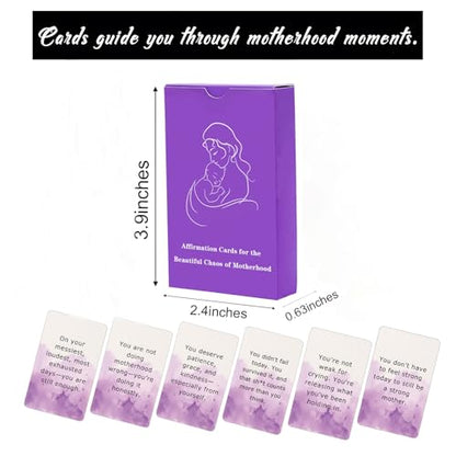 Lapsia Badass Affirmation Cards for New Moms - Postpartum Gifts - color: New Mother's Card