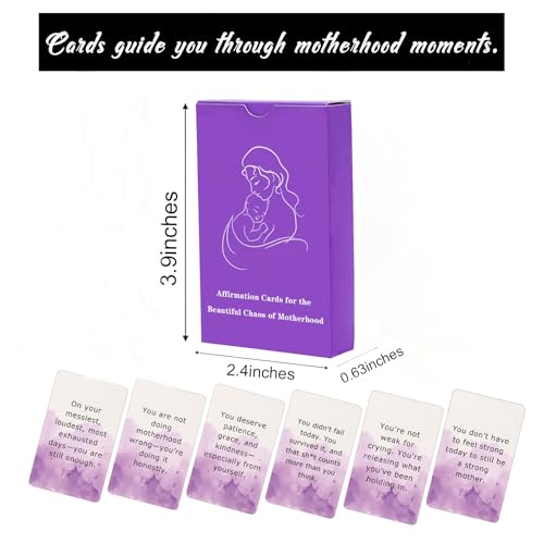 Lapsia Badass Affirmation Cards for New Moms - Postpartum Gifts - color: New Mother's Card