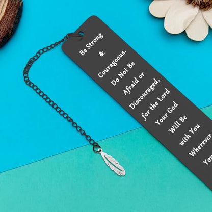 2Pcs Christian Bookmark Religious Gifts for Women Men Christian Birthday Gift Reading Lovers Gift Bible Verse Book Markers Scripture Gifts Inspirational Present for Friends